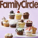 Cover of Family Circle magazine with cupcakes on the cover