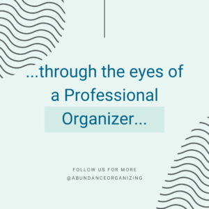 Tackling a Project Through the Eyes of a Professional Organizer