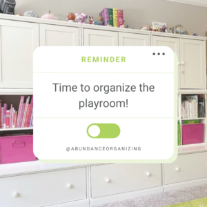 Organizing a Playroom