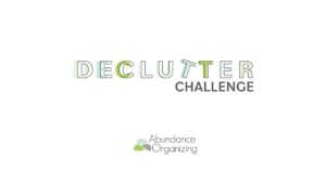 2nd Annual Declutter Challenge