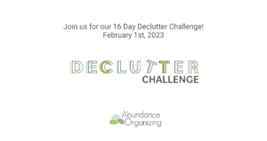 2nd Annual Declutter Challenge